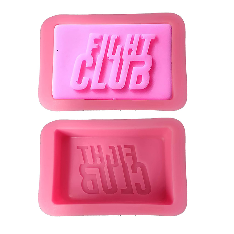 Bath Bomb Mold - Fight Club savon Silicone Moule Rectangle