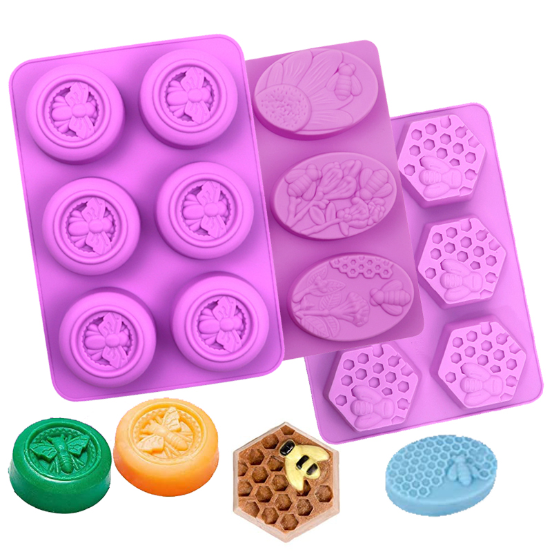 Bath Bomb Mold - Moule à savon en nid d'abeille