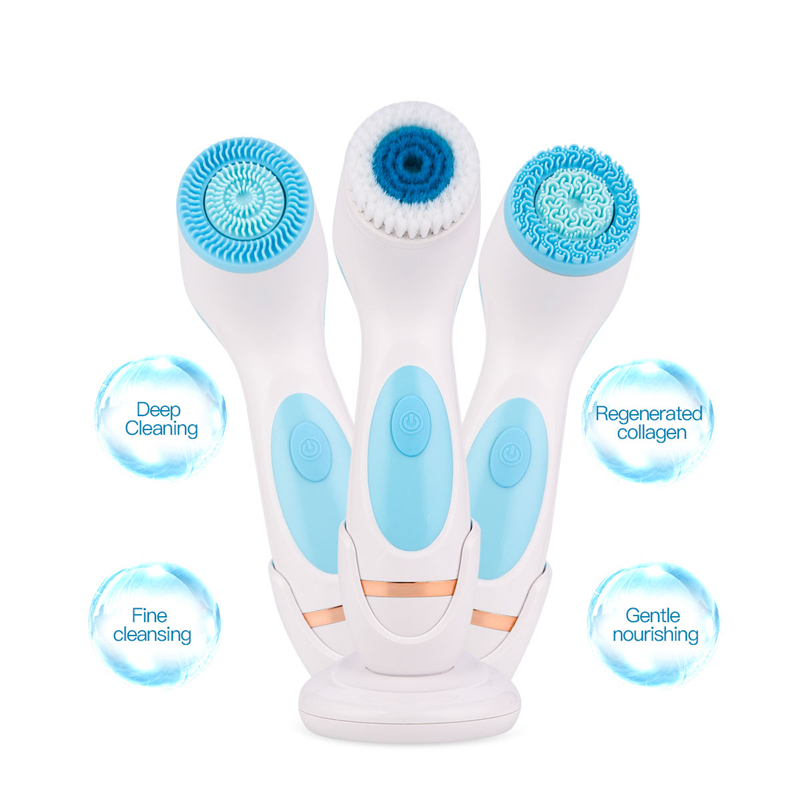 Dry Brush Body - Brosse nettoyante pour le visage, exfoliante,