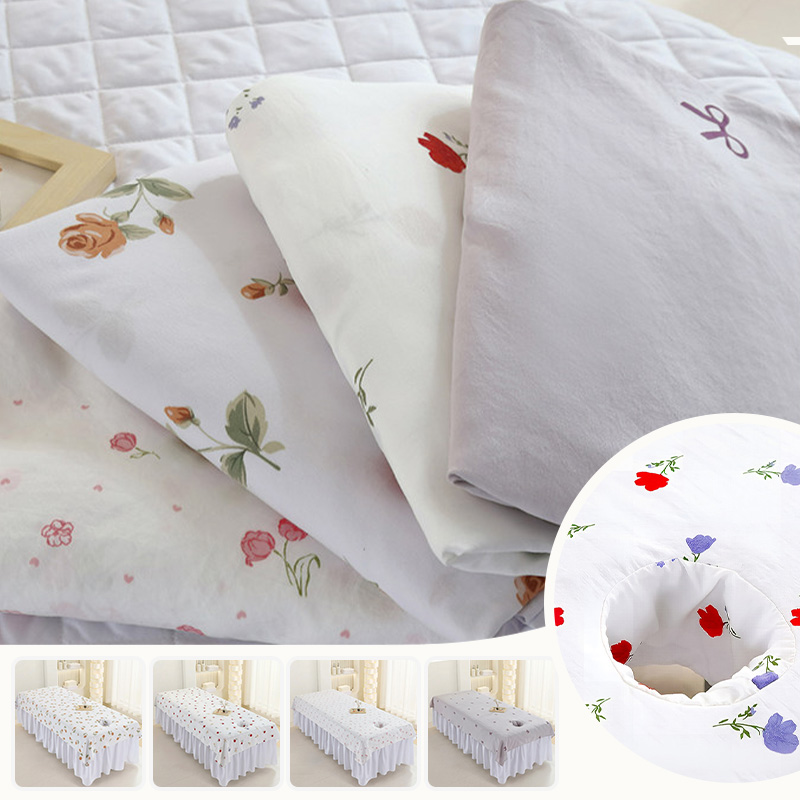 Wellness Spa And Salon - Drap de table de massage imprimé