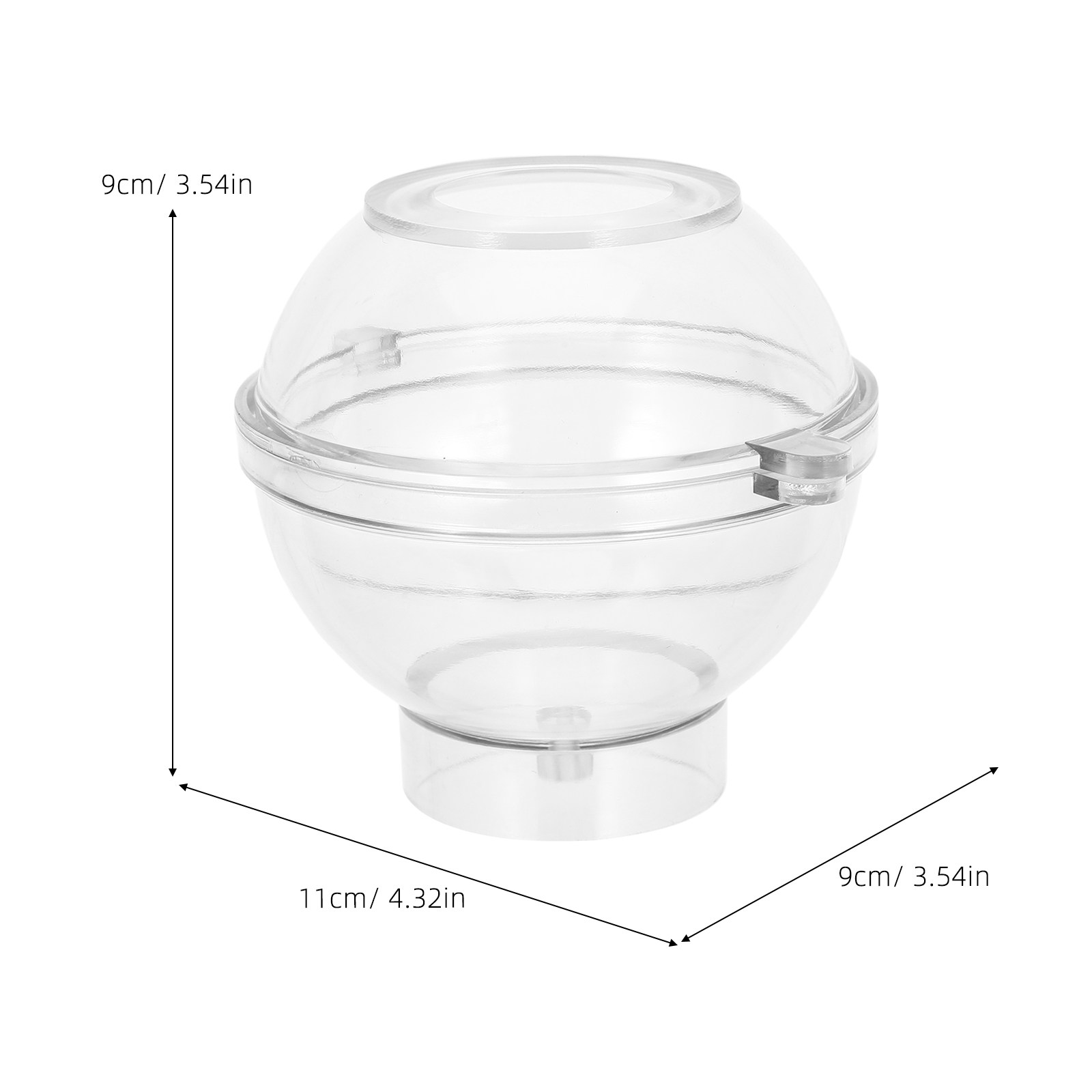 Moule sphérique en acrylique 8 - Bath Bomb Mold avis et prix