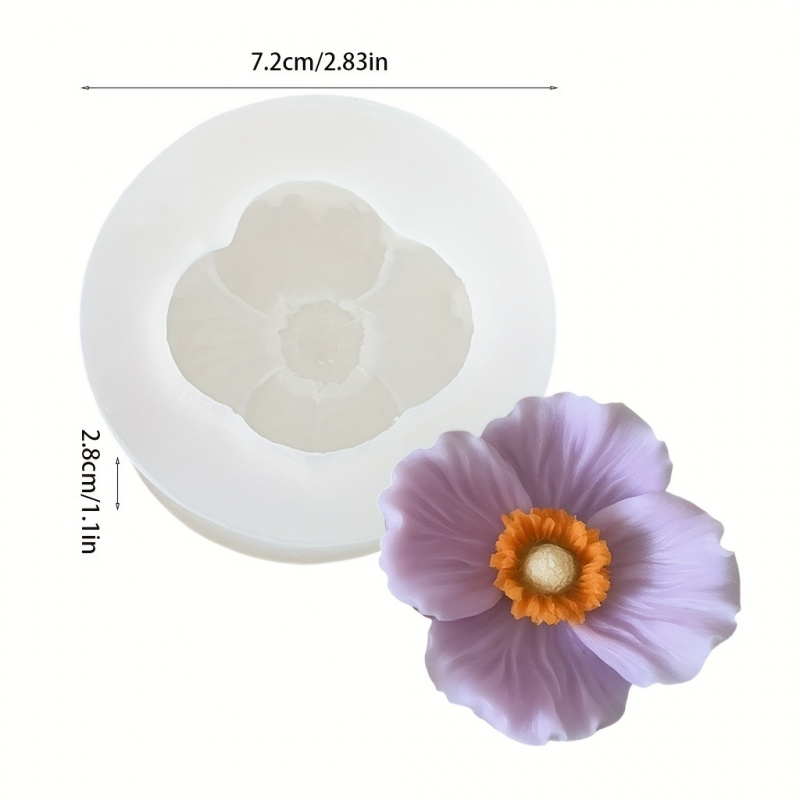 Moule en silicone 3 fleurs, bo - Bath Bomb Mold avis et prix