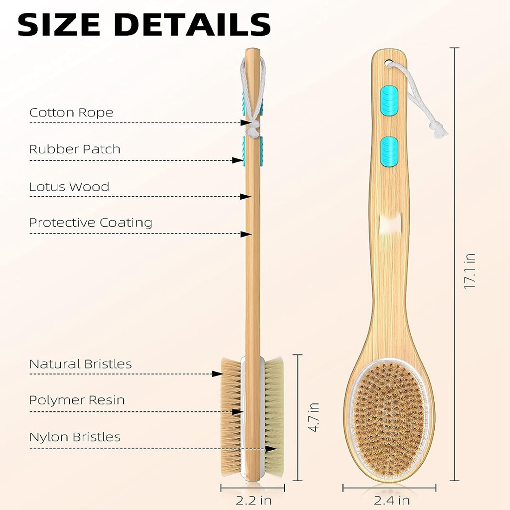 Épurateur de dos pour douche,  - Dry Brush Body avis et prix