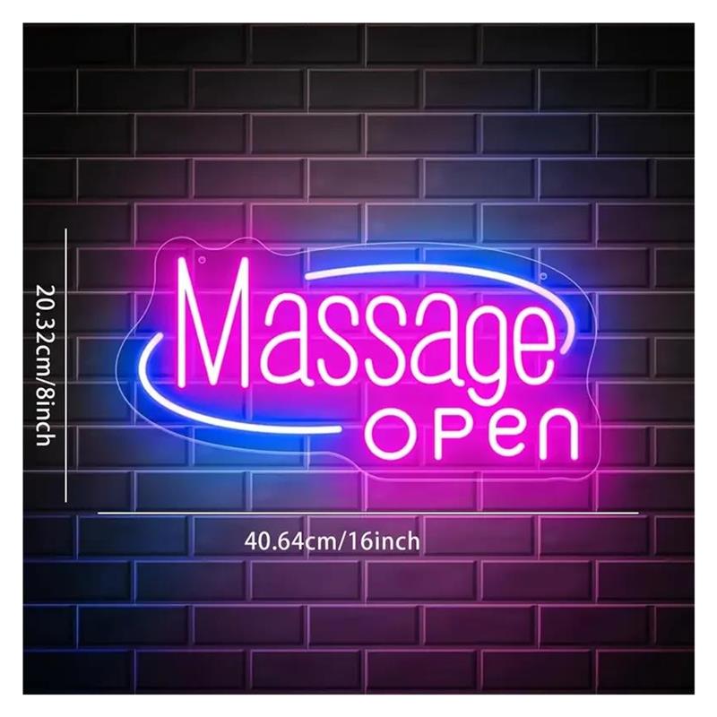 Enseigne néon « Massage » pour - Spa Wellness Day avis et prix