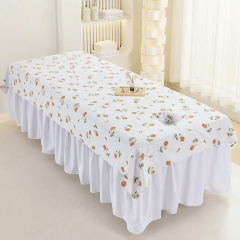 Drap de table de massage impri - Wellness Spa And Salon avis et prix